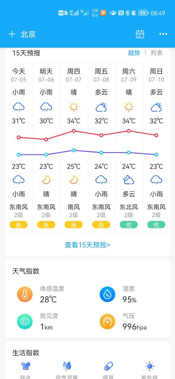 本地实况天气无限制版截图2